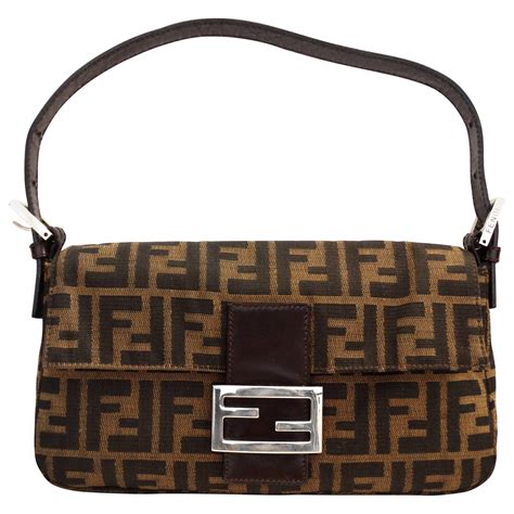 fendi mini bauletto|Fendi monogram bag.